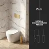 LAVITA WC-Bürstengarnitur Senso freistehend Gold gebürstet – weitere Produktansicht 5 Produktbild-Vorschau