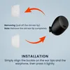 kwmobile 6x Silikonaufsätze für Google Pixel Buds Pro 2 - Produktbild-Vorschau 4