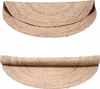 Okrągły pleciony dywan jutowy Abril 90cm Podgląd zdjęcia produktu 4