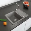 Umyvadlo Bergström  Beton 57.5 x 46 cm s místem na sušení, Náhled obrázku produktu 5