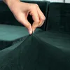 Sesselbezug 1 Sitzer 90-140cm - Samt - Grün - Stretch Produktbild-Vorschau 3