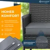 KESSER® Polyrattan Gartenbank 2-Sitzer Bank mit Produktbild-Vorschau 4