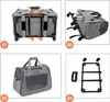 Transporter Torba Na Kółkach  Dla Psa Kota Z Uchwytem Szary Podgląd zdjęcia produktu 6