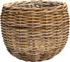 Pflanzkorb Leah Sanur Naturfaser Ø 50 cm H 40 cm grau braun Produktbild-Vorschau 1