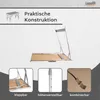 Tapeziertisch klappbar, weiß, Arbeitstisch 3-teilig, Produktbild-Vorschau 2