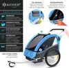 KESSER® Kinderanhänger Fahrradanhänger Sport-RX 2 in 1 Produktbild-Vorschau 3