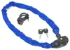Kettenschloss blau 100 cm mit Schlüssel und Halterung Produktbild-Vorschau 1