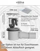 Visolva Flow Duschsiphon 90 mm – selbstreinigend, Produktbild-Vorschau 3