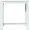 vidaXL Tavolo da bar bianco 102x50x103,5 cm in legno Anteprima dell’immagine prodotto 4