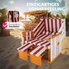 tectake® Strandkorb Sylt 115 x 158 x 78 cm Produktbild-Vorschau 7