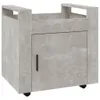 Bürowagen Betongrau 60x45x60 cm Holzwerkstoff Produktbild-Vorschau 1