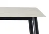 Esstisch JUSEF - 130x70, weiß / schwarz Produktbild-Vorschau 3