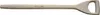 Spatenstiel Maurerlob 850 mm Ø 41 mm gerade D-Griff Produktbild-Vorschau 1