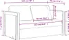 vidaXL Bodensofa mit Schlaffunktion Dunkelgrün 122x204x55 Produktbild-Vorschau 8