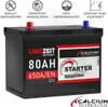 LANGZEIT ASIA Autobatterie 12v 80Ah 650A/EN ASIA Batterie Produktbild-Vorschau 3