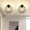 ZMH stropné svetlo retro kuchynská lampa čierna stropná Náhľad obrázku produktu 1