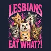 Lesbians Eat What?! Lustige Katzen LGBTQ Pride Statement Produktbild-Vorschau 3