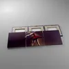 Bild auf Leinwand - Leinwandbild - 3 Teile - Ballerina Rot Produktbild-Vorschau 2
