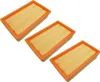 3x Trade-Shop Flachfalten-Filter Lamellenfilter für Kärcher Produktbild-Vorschau 1