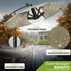 tillvex hliníkový konzolový slnečník hnedý LED solárny Ø Náhľad obrázku produktu 7