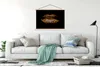 MuchoWow® Textilposter Lippen - Tigerdruck - Schwarz 120x80 Produktbild-Vorschau 3