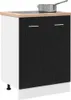 vidaXL Spodní skříňka černý dub 60x46x81,5 cm materiál na Náhled obrázku produktu 4