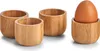 ZELLER PRESENT Set de coquetiers en bambou Ø5x4cm 4 pcs. Voir les images du produit 2