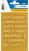 HERMA Buchstaben Sticker A-Z Folie gold 12 mm hoch 1 Blatt Produktbild-Vorschau 1