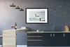 MuchoWow® MuchoWow® Gerahmtes Poster Komischer Hund, der Produktbild-Vorschau 5