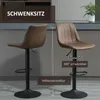 HOMCOM 2er-Set Barhocker, Höhenverstellbarer Barstuhl Produktbild-Vorschau 4