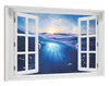 Wallario Wandbild mit Fenster-Illusion: Wellen im Meer bei Produktbild-Vorschau 2