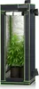 A grow tent with plants inside, shown from the front. Voir les images du produit