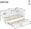 Flieks Holzbett Klassische Bett Tagesbett 90x200cm mit Produktbild-Vorschau 7