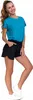 Damen Shorts Jogginghose Shorts Schwarz Gebunden Bequem Produktbild-Vorschau 5