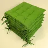 Set 6 x Stuhlkissen / Sitzkissen Fabia mit Schleifen 40 x Produktbild-Vorschau 1