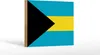Holzschild Flagge Bahamas 18x12 cm Flag of the Bahamas Produktbild-Vorschau 2