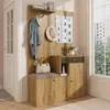 Sweiko Garderobenset, Kompaktgarderobe, Flurgarderobe mit Produktbild-Vorschau 3