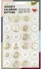 folia 1219 - Adventskalender Buttons, Perlmutt, 24 Stück, Produktbild-Vorschau 3