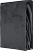 A folded dark gray plush blanket. Produktbild-Vorschau