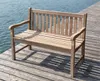 Stabile Bank Gartenbank Picadelly 120 cm in Premium Teak mit Armlehne Produktbild-Vorschau