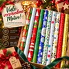 30 Rollen Geschenkpapier Weihnachten Verpackung Produktbild-Vorschau 4