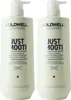 Goldwell Dualsenses Just Smooth 2 x 1000 ml set di shampoo Anteprima dell’immagine prodotto 2