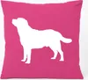 Huuraa Kissen Labrador Retriever Silhouette 40x40cm mit Produktbild-Vorschau 1