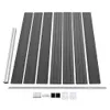 vidaXL Zaunelement WPC 175x146 cm Schwarz Produktbild-Vorschau 5