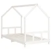 VidaXL 835728, Biały, Drewno, 90 x 190 mm, 1 szt. Podgląd zdjęcia produktu 3