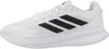 A side view of a white Adidas running shoe with black stripes. Produktbild-Vorschau