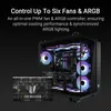 ASUS TUF Gaming ARGB PWM Fan Hub, Kontroler wentylatora, Podgląd zdjęcia produktu 6
