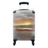 MuchoWow® Koffer Handgepäck Trolley Rollkoffer Kleine Produktbild-Vorschau 1