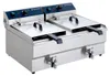 GastroHero Elektro Doppel Fritteuse ECO 2x13 Liter 10 kW Produktbild-Vorschau 1