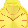 Montre Oozoo jaune en cuir Timepieces Femmes Montre à Voir les images du produit 2
